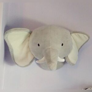 Levtex Elephant Stuffed Mount Animal Kid's Room Nursery Wall Decor